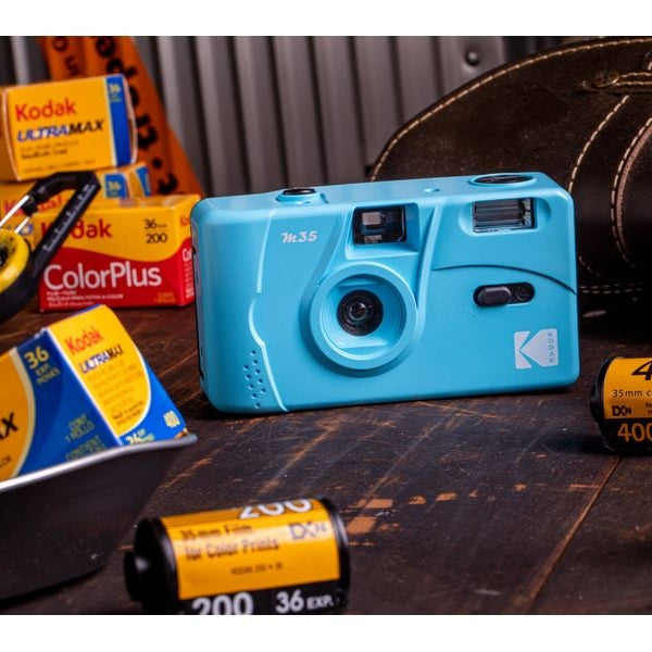 Kodak Analogkamera M35 – Blau
