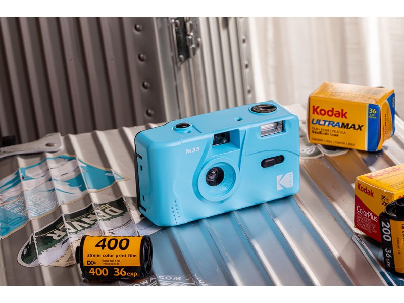 Kodak Analogkamera M35 – Blau