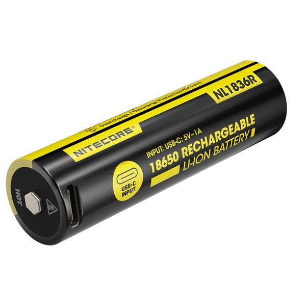 Nitecore Akku NL1836R 18650 UCB-C, 3600 mAh