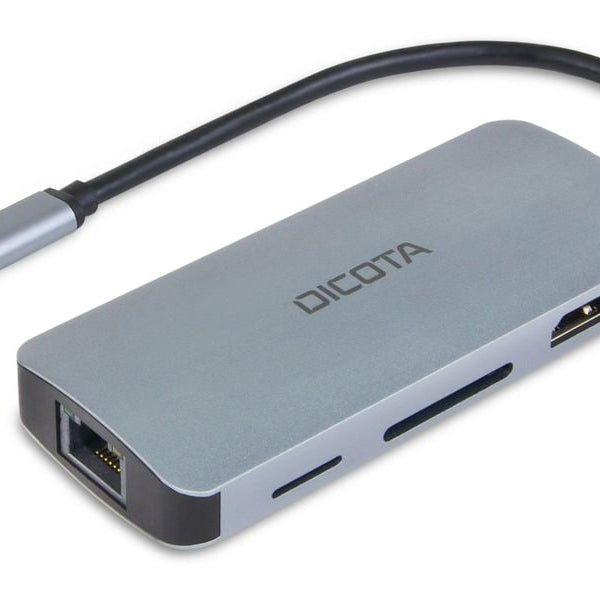 DICOTA Dockingstation USB-C 8-in-1 PD 100W