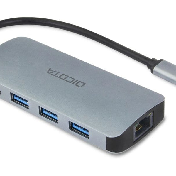 DICOTA Dockingstation USB-C 8-in-1 PD 100W