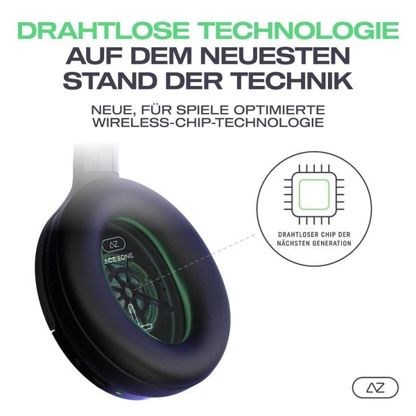 AceZone Headset A-Spire Wireless Schwarz