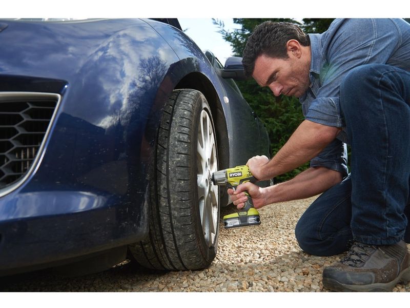 RYOBI Akku-Schlagbohrschrauber R18IW3-0, Solo, 18 V, 400 Nm