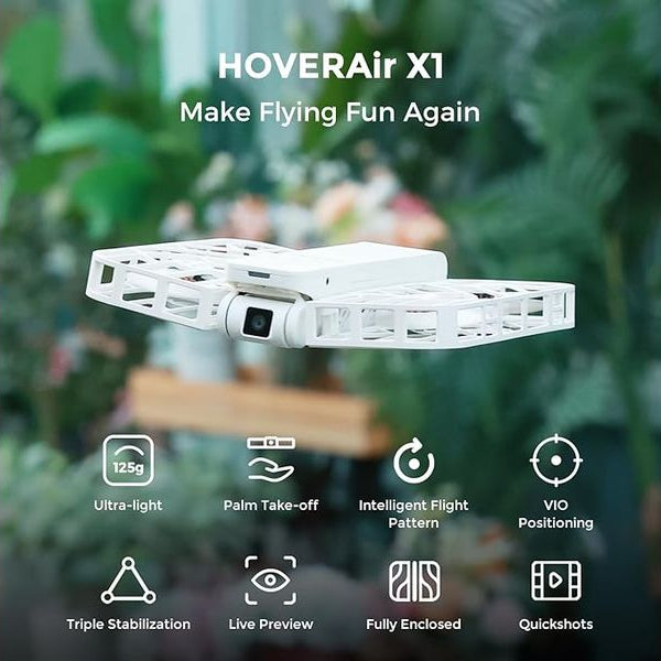 HOVERAir Multikopter HoverAir X1 Combo Weiss, RTF