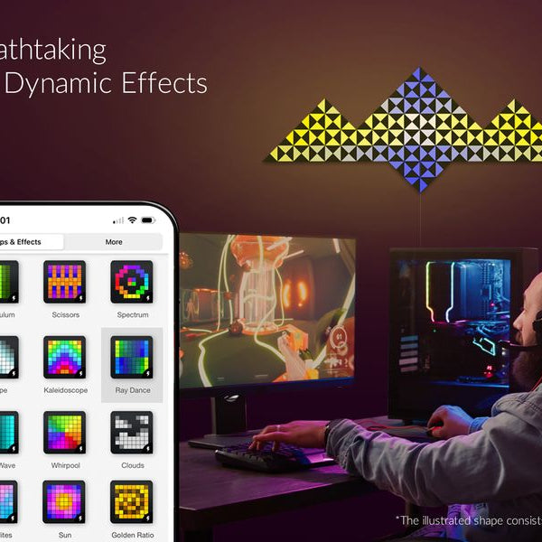 LaMetric Sky Lightpanel Erweiterung Kit, 2 Stück