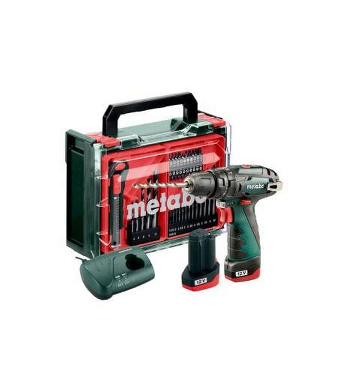 Metabo Akku-Bohrschrauber PowerMaxx SB Basic Set 2 x 2.0 Ah