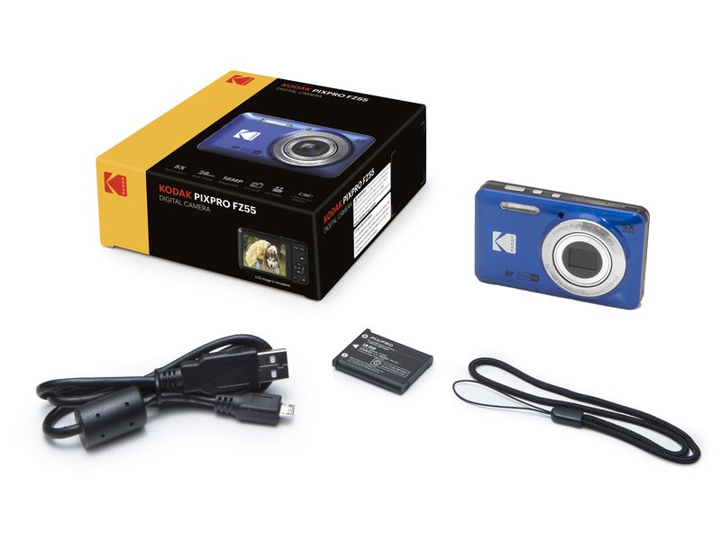 Kodak Fotokamera PixPro FZ55 – Blau