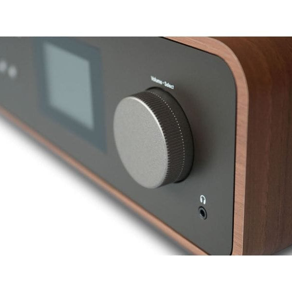 Pure Micro-HiFi Anlage Classic Stereo Schwarz/Walnuss