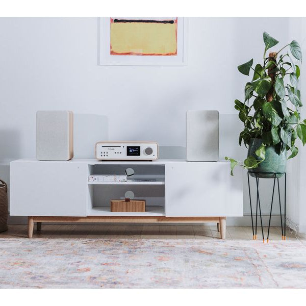 Pure Micro-HiFi Anlage Classic Stereo Eiche/Weiss