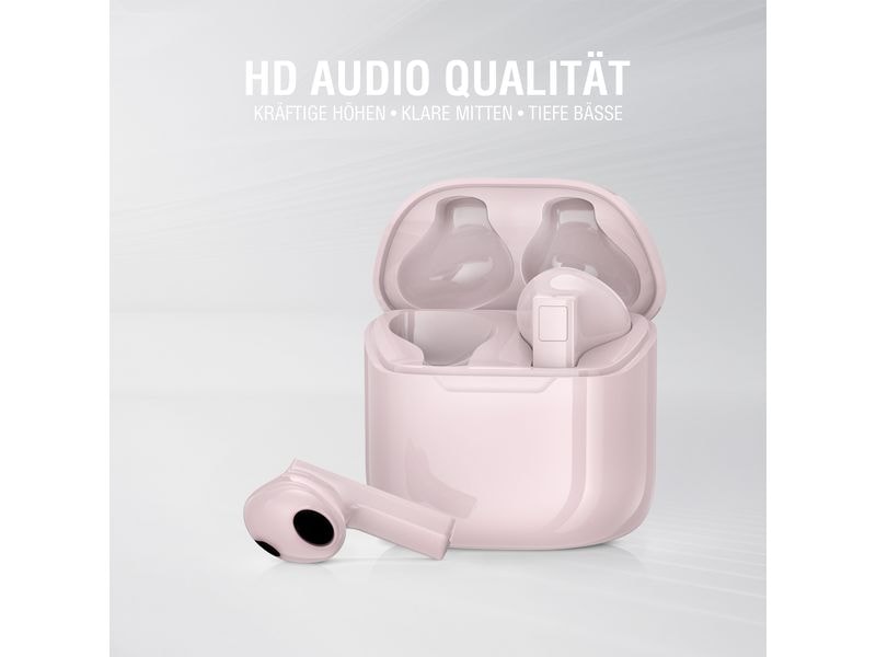 4smarts True Wireless In-Ear-Kopfhörer SkyBuds 2 ENC Hellrosa