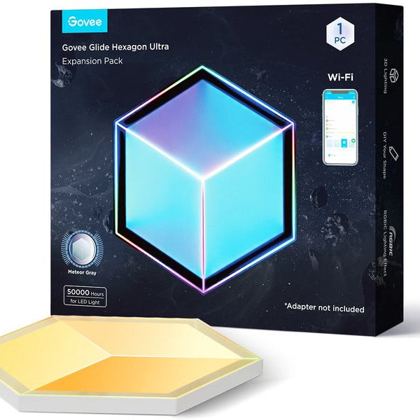 Govee Panelleuchte Glide Hexa Ultra, Erweiterung, 1 Stück