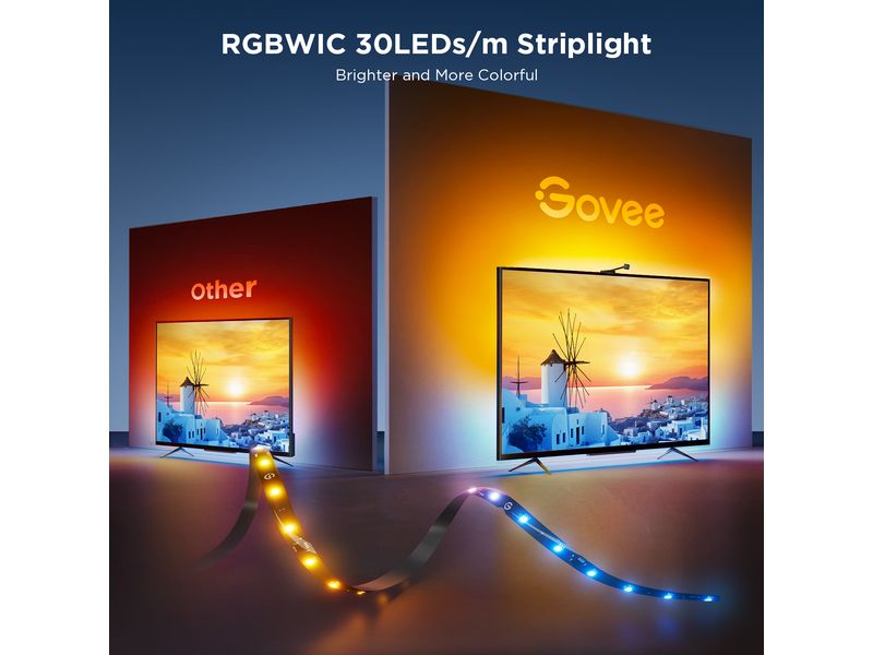 Govee Envisual TV Backlight 3S Netflix Version, RGBICW, 55"-65"