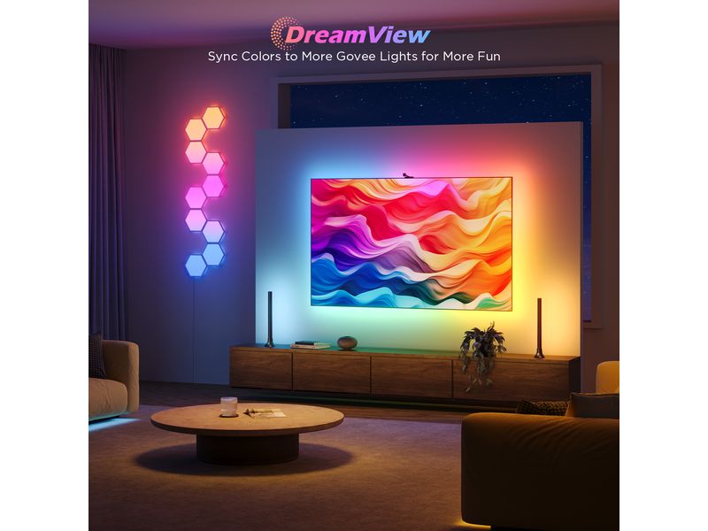 Govee Envisual TV Backlight 3S Netflix Version, RGBICW, 55"-65"