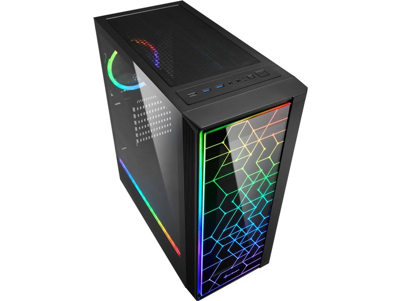 Sharkoon PC-Gehäuse RGB LIT 100