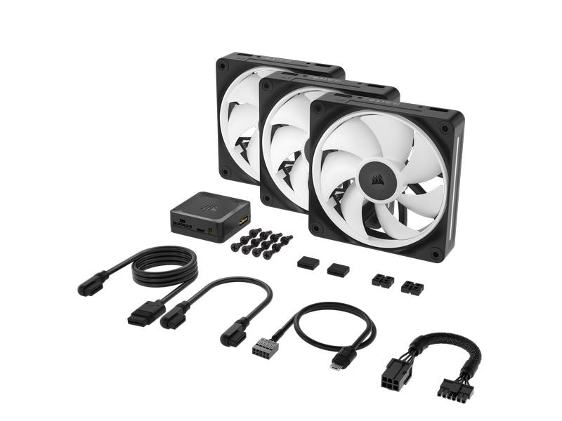 Corsair PC-Lüfter LX120 RGB Schwarz 3-er Pack