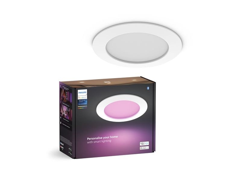 Philips Hue White &amp; Color Ambiance Slim Recessed 170 mm weiss