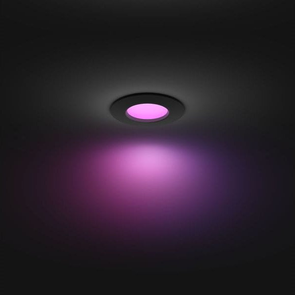 Philips Hue White & Color Ambiance Slim Recessed 90 mm schwarz