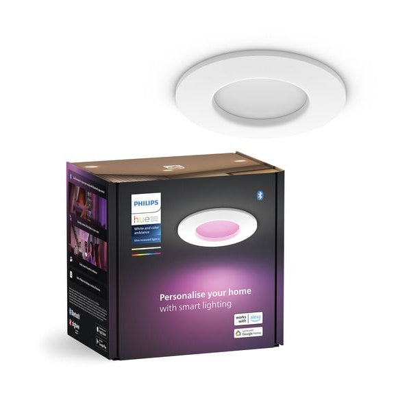 Philips Hue White & Color Ambiance Slim Recessed 90 mm weiss