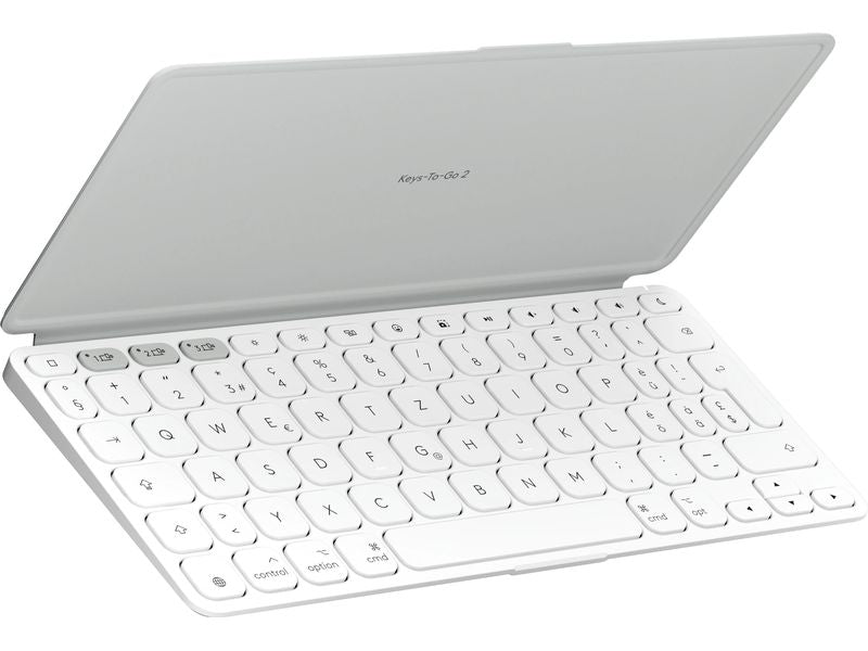 Logitech Tastatur Keys-To-Go 2 Pale grey
