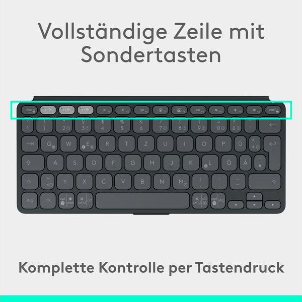 Logitech Tastatur Keys-To-Go 2 Graphite