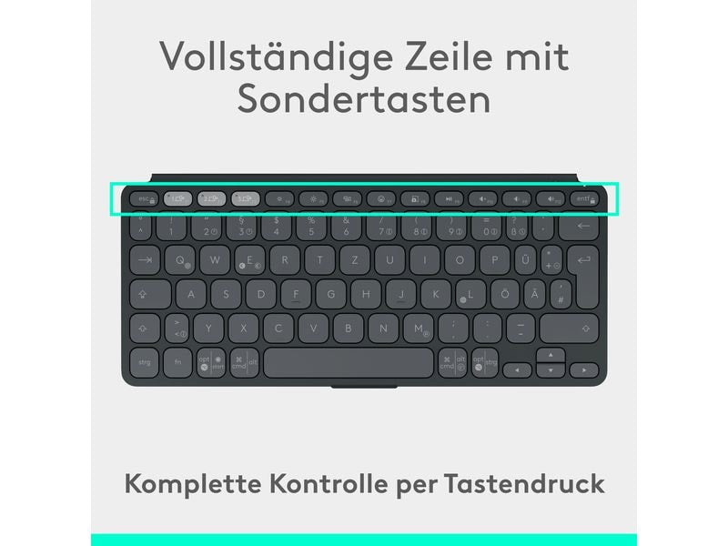 Logitech Tastatur Keys-To-Go 2 Graphite