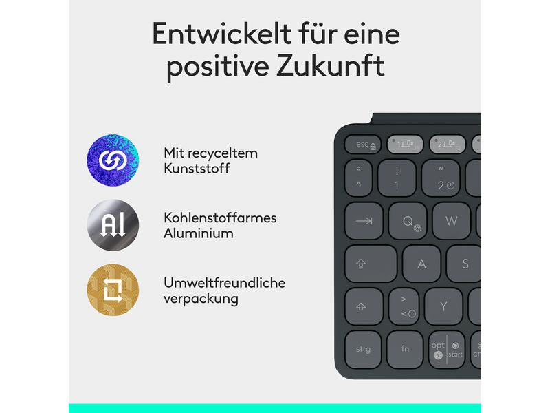 Logitech Tastatur Keys-To-Go 2 Graphite