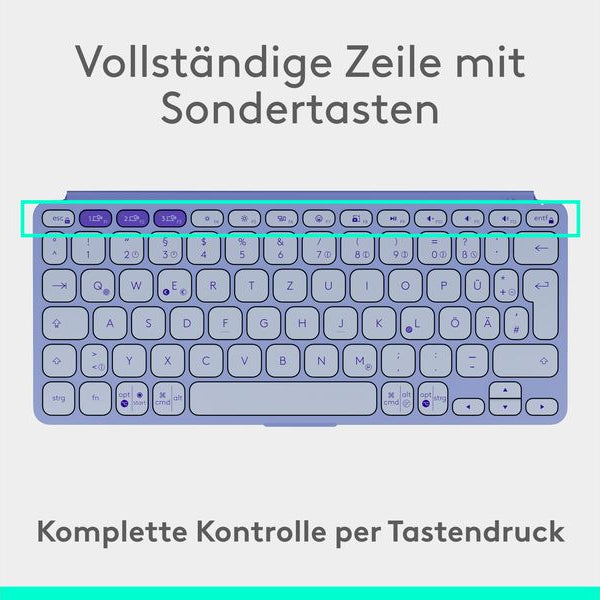 Logitech Tastatur Keys-To-Go 2 lilac
