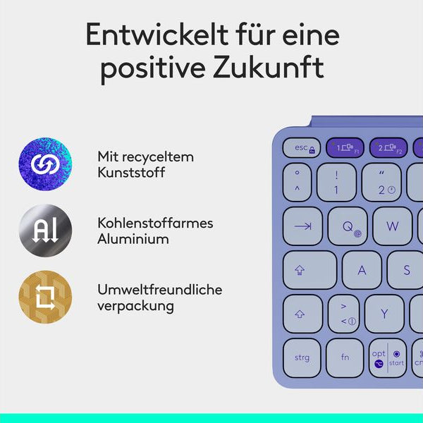 Logitech Tastatur Keys-To-Go 2 lilac