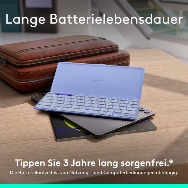 Logitech Tastatur Keys-To-Go 2 lilac