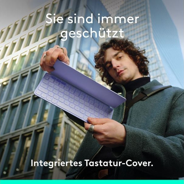 Logitech Tastatur Keys-To-Go 2 lilac