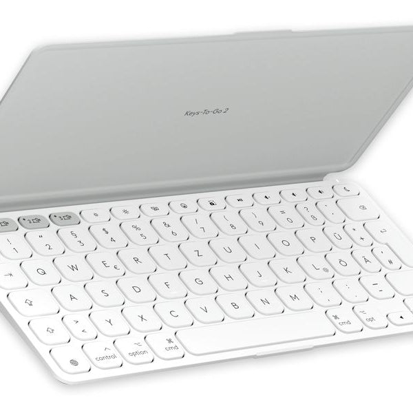 Logitech Tastatur Keys-To-Go 2 Apple Pale grey