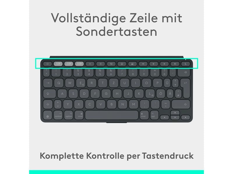 Logitech Tastatur Keys-To-Go 2 Apple Graphite