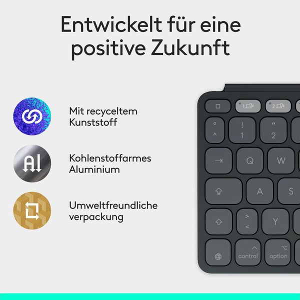 Logitech Tastatur Keys-To-Go 2 Apple Graphite