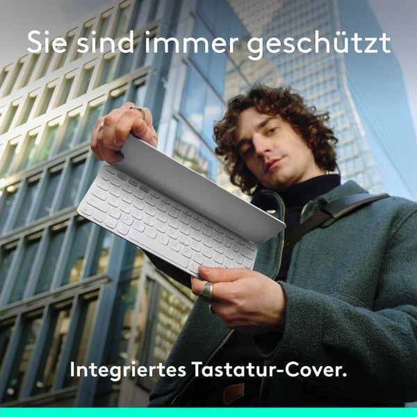 Logitech Tastatur Keys-To-Go 2 Apple Pale grey