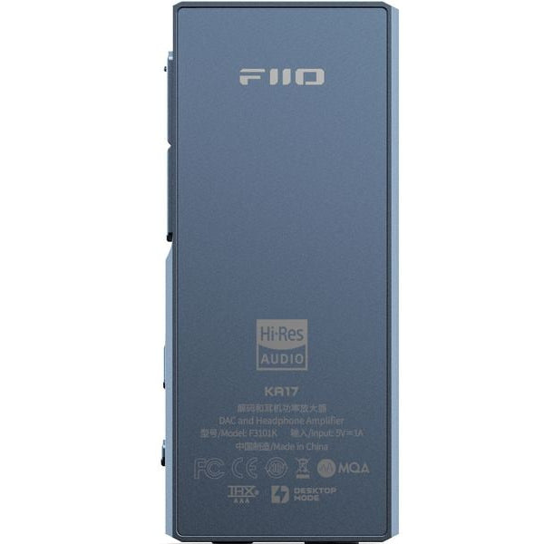 FiiO Kopfhörerverstärker & USB-DAC KA17 Blau