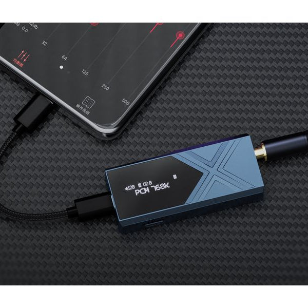 FiiO Kopfhörerverstärker & USB-DAC KA17 Blau