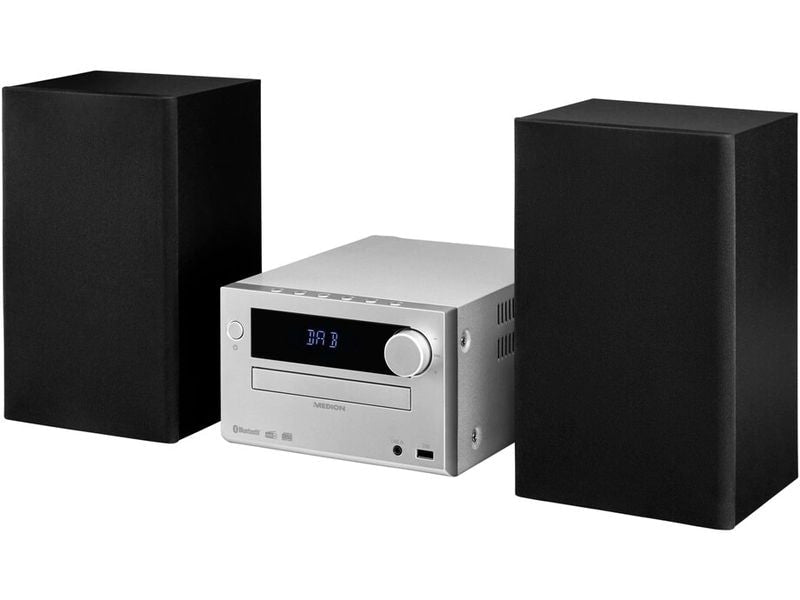 Medion Micro-HiFi Anlage LIFE E64482 Silber