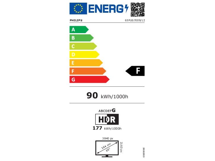 Philips TV 65PUS7009/12 65", 3840 x 2160 (Ultra HD 4K), LED-LCD