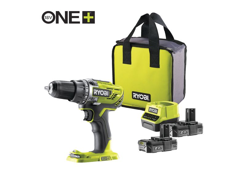 RYOBI Akku-Schlagbohrschrauber R18DD3-220S, 18 V, 50 Nm, Kit