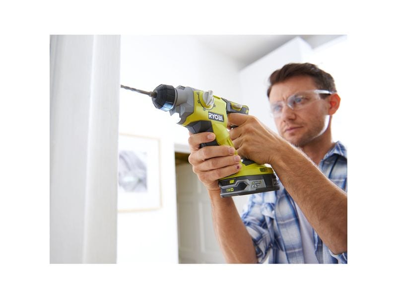 RYOBI Akku-Bohrhammer R18SDS-0, Solo, 18 V, 1.3 Joule