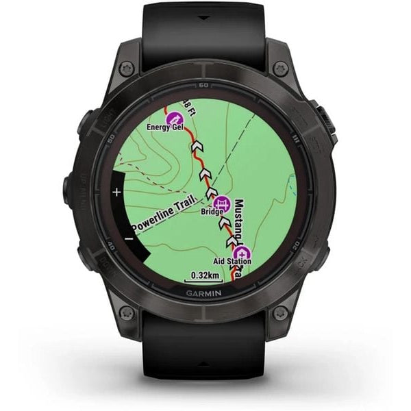 GARMIN Sportuhr Fenix 7 Pro Sapphire Solar Edition Anthrazit