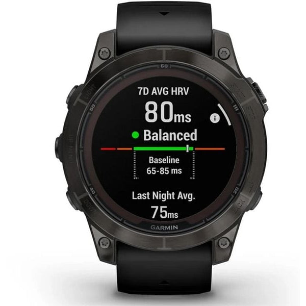 GARMIN Sportuhr Fenix 7 Pro Sapphire Solar Edition Anthrazit