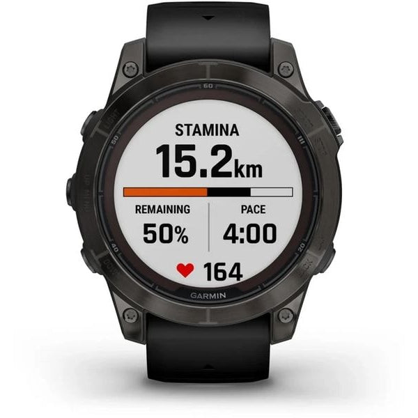 GARMIN Sportuhr Fenix 7 Pro Sapphire Solar Edition Anthrazit
