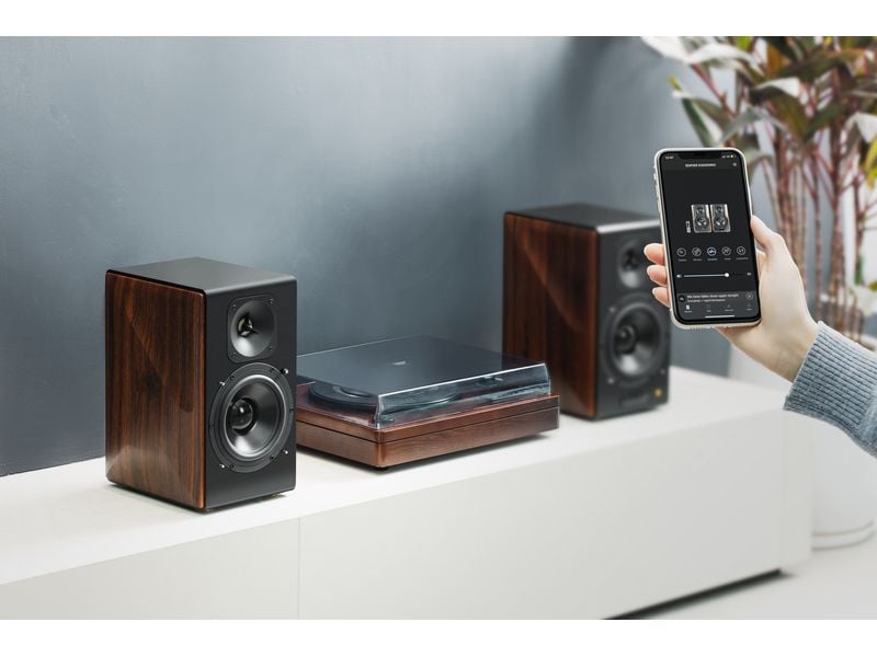 Edifier Regallautsprecher Paar S3000MKII Braun, Schwarz