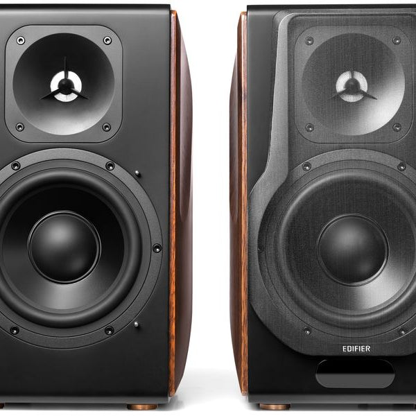 Edifier Regallautsprecher Paar S3000MKII Braun, Schwarz