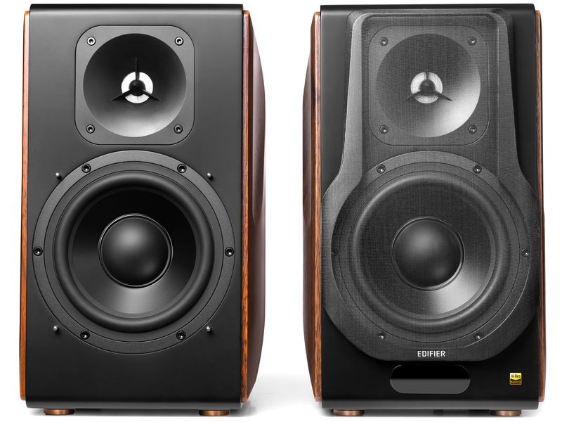 Edifier Regallautsprecher Paar S3000MKII Braun, Schwarz