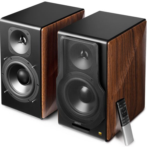 Edifier Regallautsprecher Paar S3000MKII Braun, Schwarz