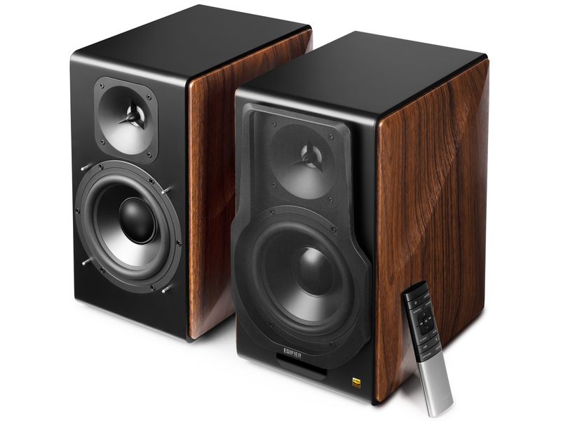 Edifier Regallautsprecher Paar S3000MKII Braun, Schwarz