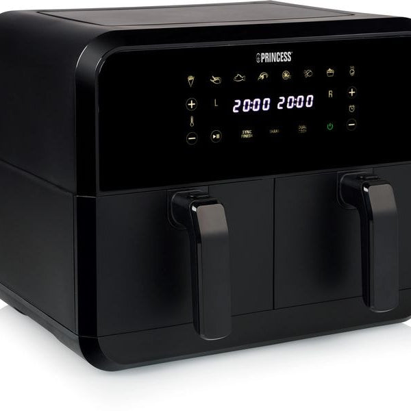 Princess Heissluft-Fritteuse 182068 Double Basket Airfryer 8 l