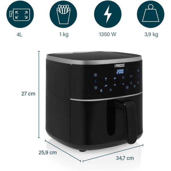 Princess Heissluft-Fritteuse 182238 4 l